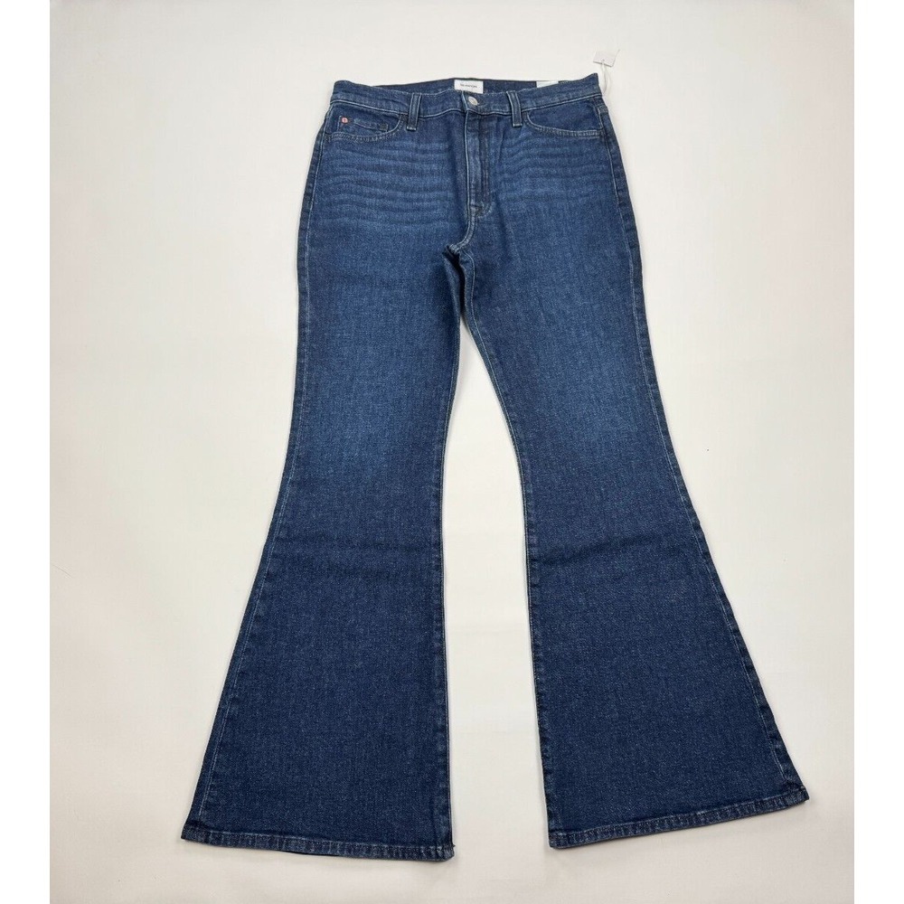Hudson Heidi High Rise‎ Flare Jeans Women 31 NWT Stretch Cotton 5-Pockets Bell
